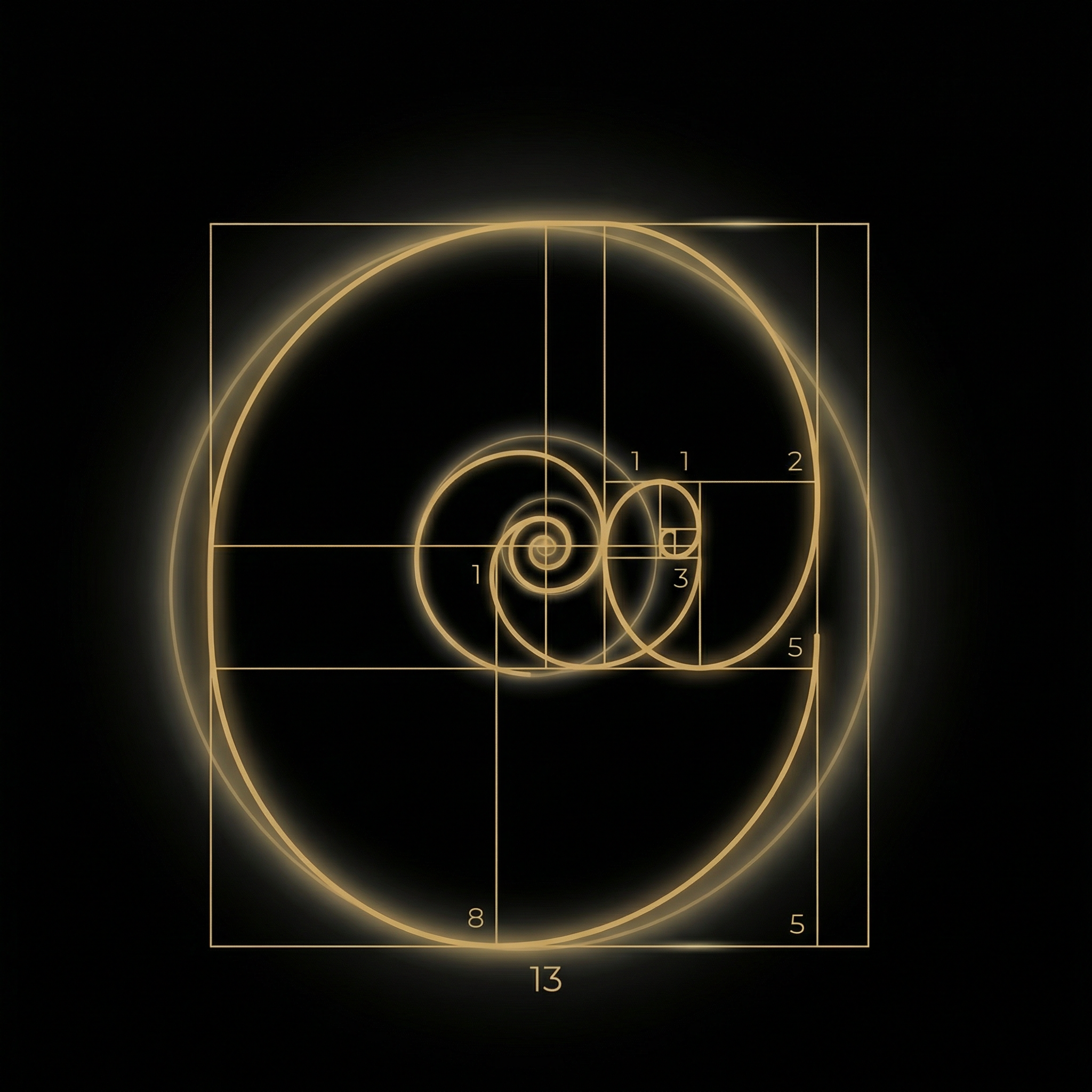 Golden Ratio Spiral